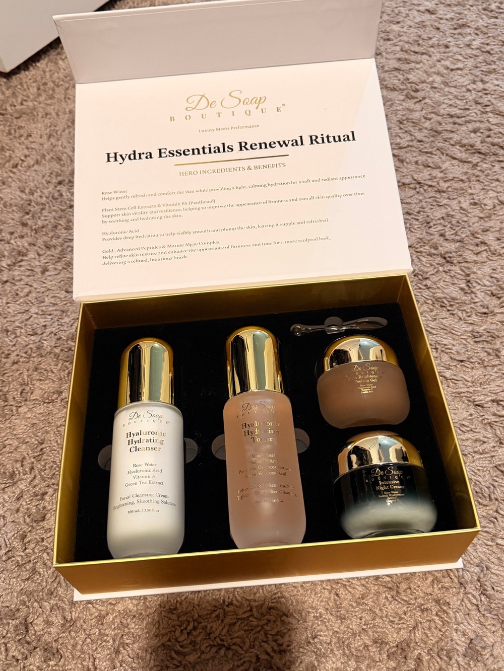 Hydra Essentials Renewal Ritual - Gold & White Set